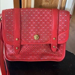 Red Anne Klein handbag